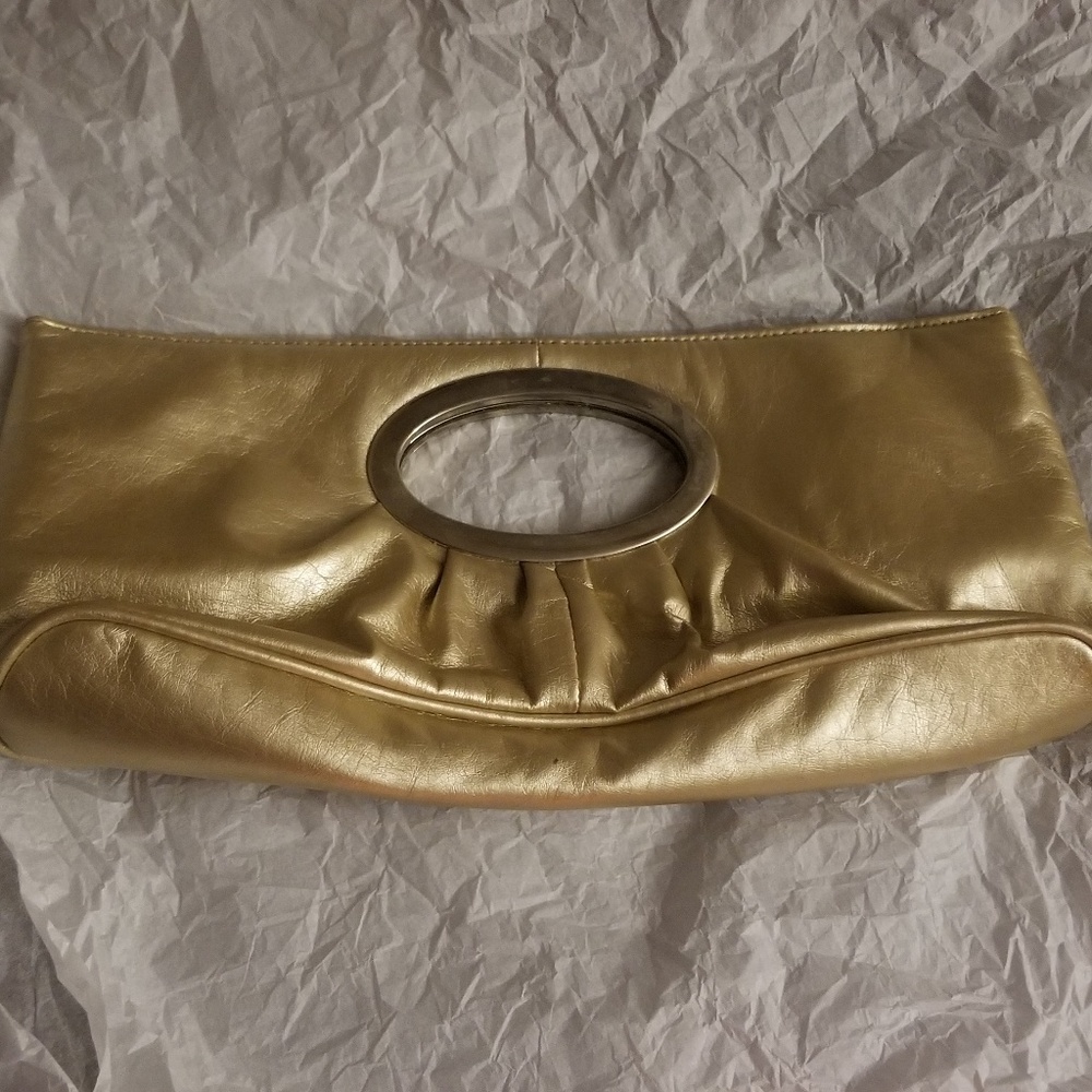 Gold Clutch Purse